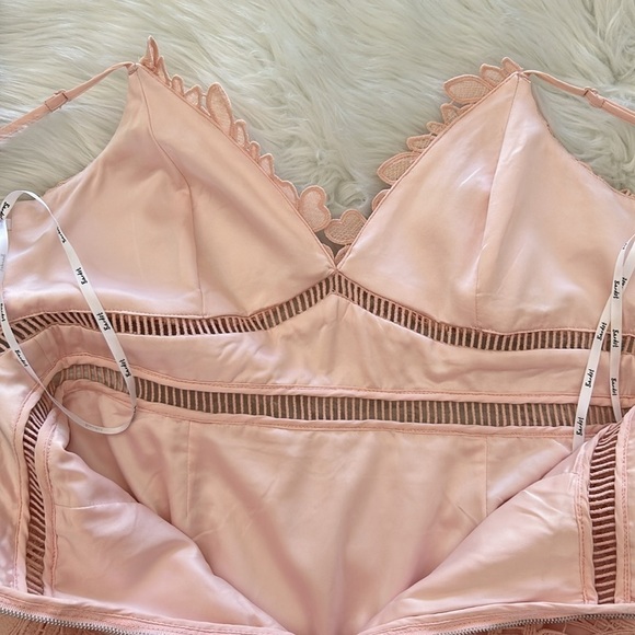 Bardot Botanica Lace Dress in Melon Size 8 - Picture 11 of 14